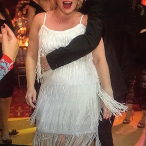 roxy sequin fringe dress